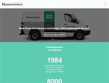 Tablet Screenshot of hansatecnica.com.br